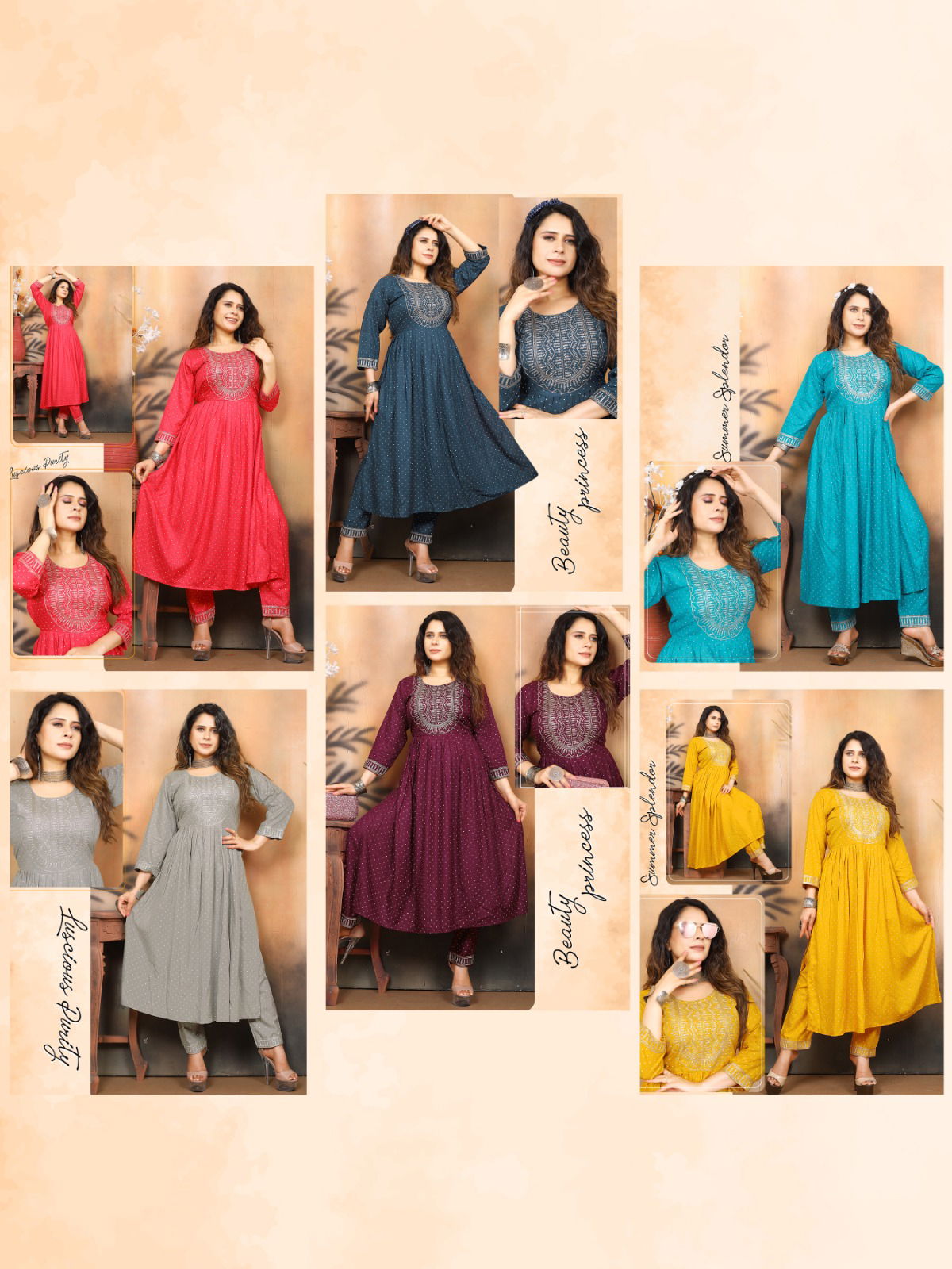 Fashion Begins Janwi Printed Kurti With Bottom Catalog
